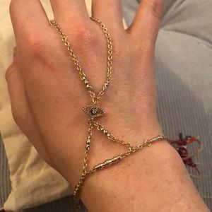 Kendra Scott gold hand bracelet fall 2015